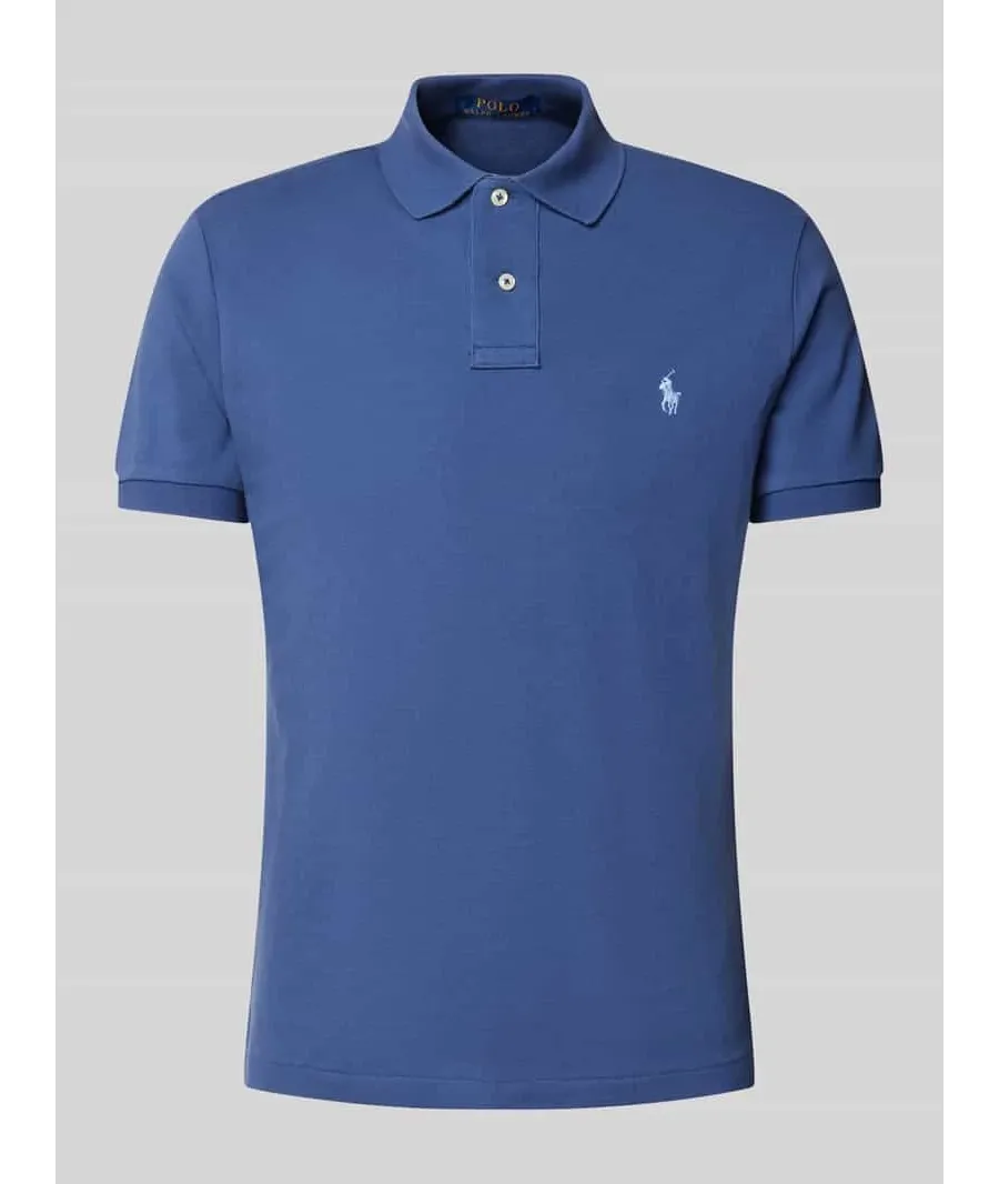 obrazek 1 Koszulka polo o kroju custom fit z czystej bawełny