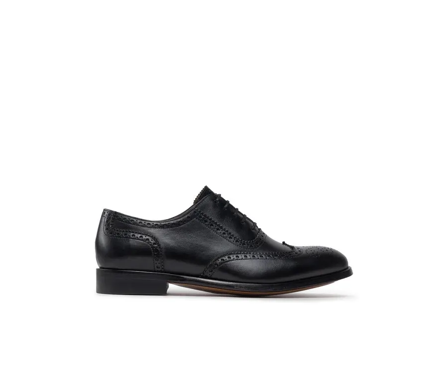 obrazek 1 Lord Premium Półbuty Brogues 5501 Czarny