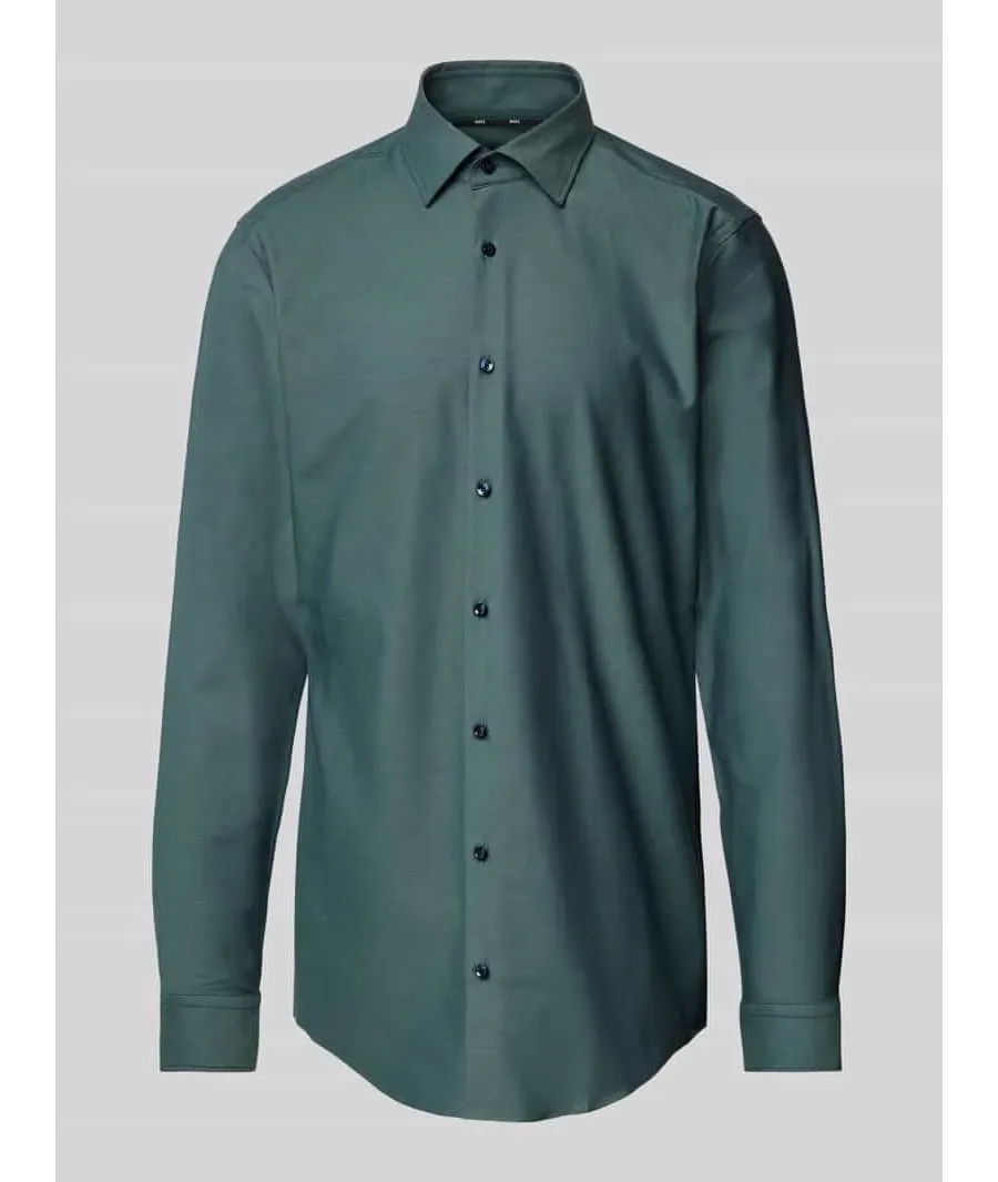 obrazek 1 Koszula biznesowa o kroju slim fit z bardzo długim rękawem model ‘Hank’