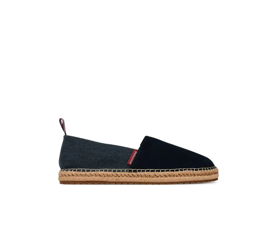obrazek 1 Tommy Hilfiger Espadryle Hilfiger Flex Mix Espadrille FM0FM05497 Granatowy