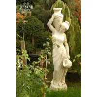 Picture Garden sculpture of a girl with jugs