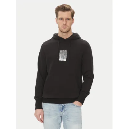 Zdjęcie Calvin Klein Jeans Bluza Brush Stroke J30J327525 Czarny Regular Fit