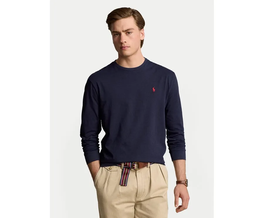 obrazek 1 Polo Ralph Lauren Longsleeve 710671467057 Granatowy Classic Fit