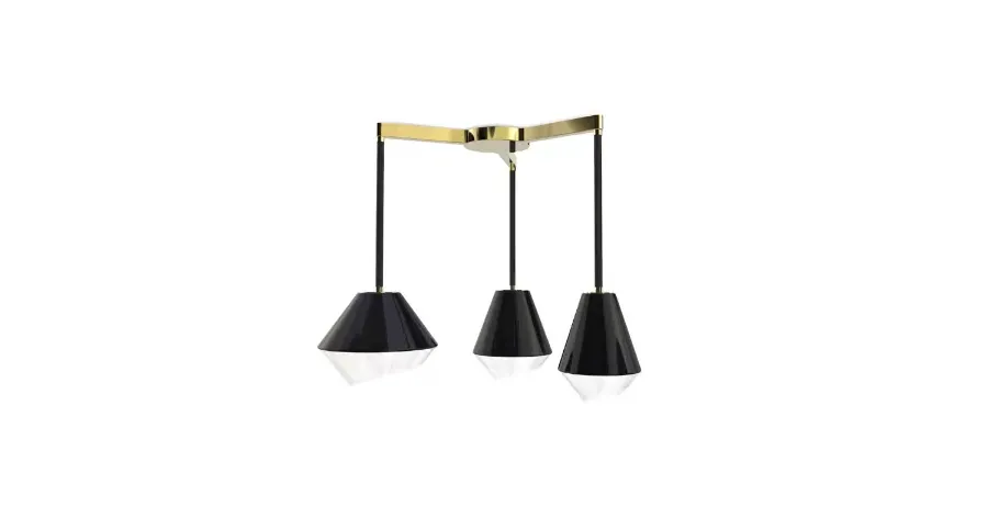 obrazek 5 Trójramienna niesztampowa lampa wisząca Tribeca