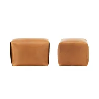 Picture A unique handmade leather pouffe