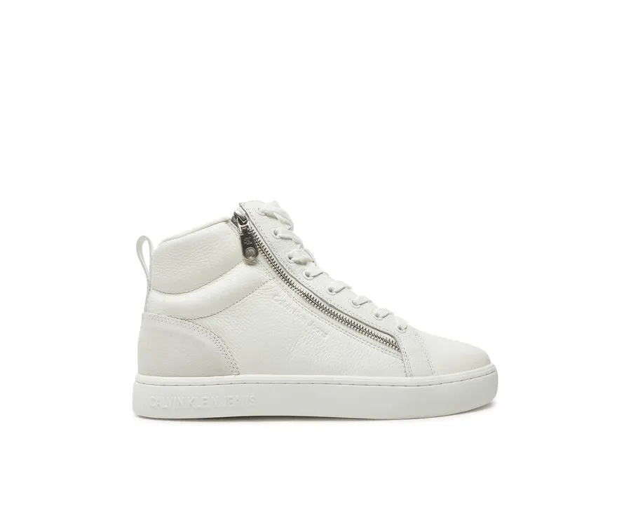 obrazek 1 Calvin Klein Jeans Sneakersy Classic Cupsole Zip Mid In YM0YM01156 Biały