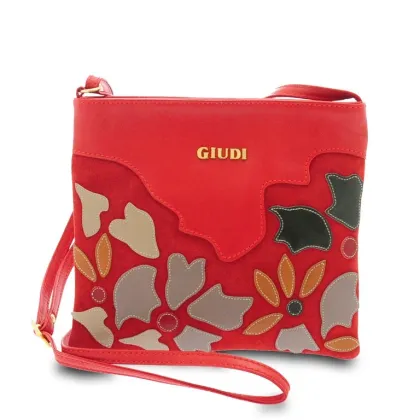 Zdjęcie Czerwona stylowa torebka na ramię - Giudi