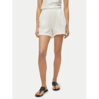 Zdjęcie Vero Moda Szorty materiałowe Natali 10279687 Biały Baggy Fit