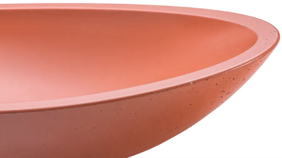 obrazek 3 Designerska umywalka 60 cm ORION BASIC – ceglasty, bez dekoru, bez lakieru