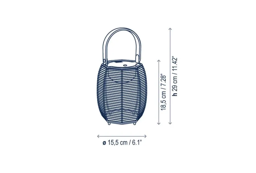 obrazek 4 Designerska lampa stołowa na baterię od hiszpańskiego producenta