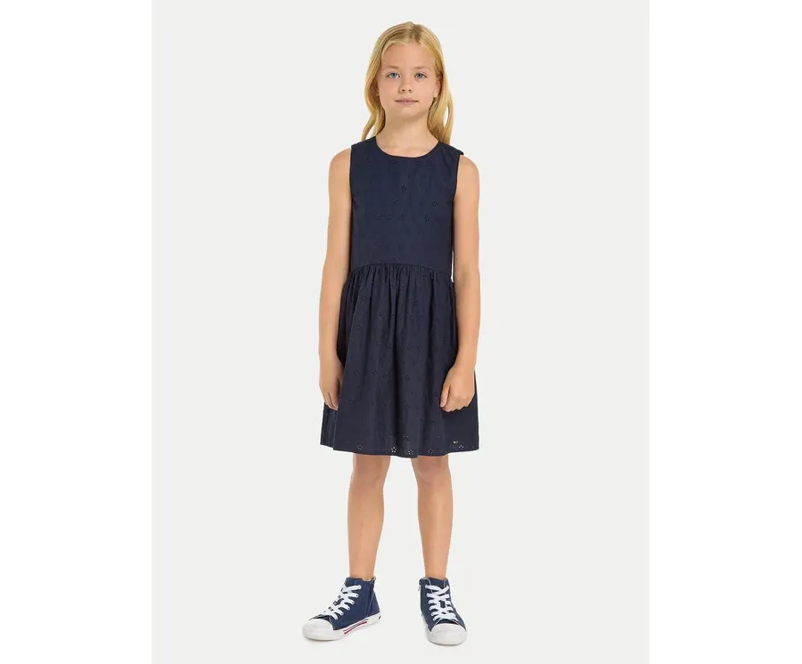 obrazek 1 Tommy Hilfiger Sukienka letnia Anglaise KG0KG07931 M Granatowy Regular Fit