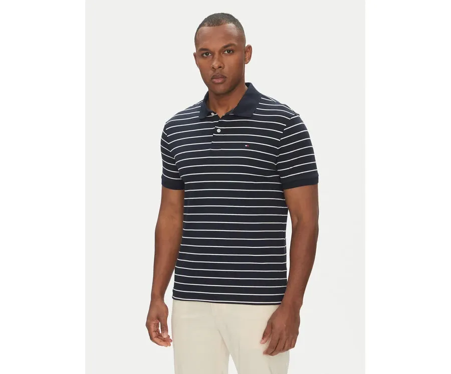 obrazek 1 Tommy Hilfiger Polo MW0MW39994 Granatowy Regular Fit