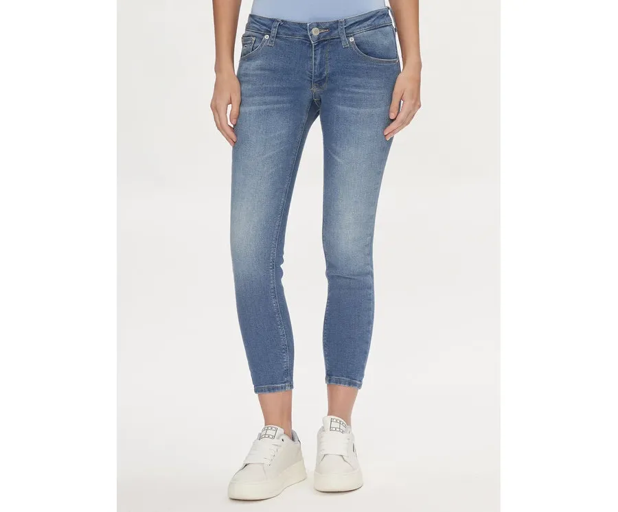 obrazek 1 Tommy Jeans Jeansy Scarlett DW0DW18316 Niebieski Skinny Fit