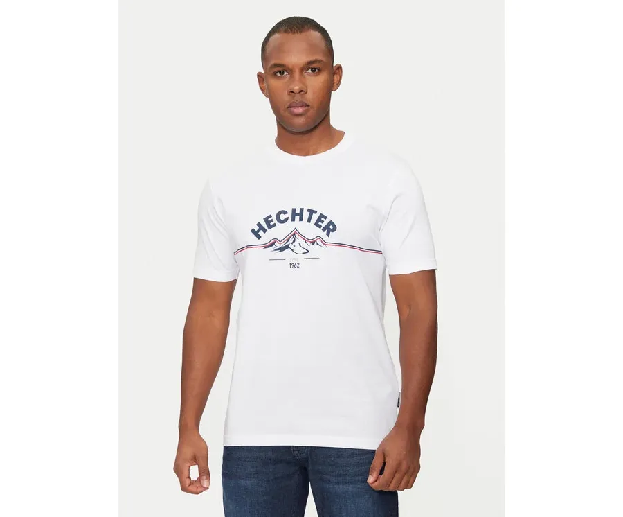 obrazek 1 Hechter Paris T-Shirt 75014 142919 Biały Regular Fit