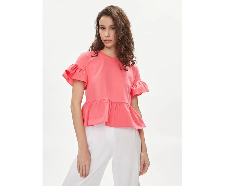 obrazek 1 Liu Jo Bluzka MA4345 J6308 Różowy Relaxed Fit