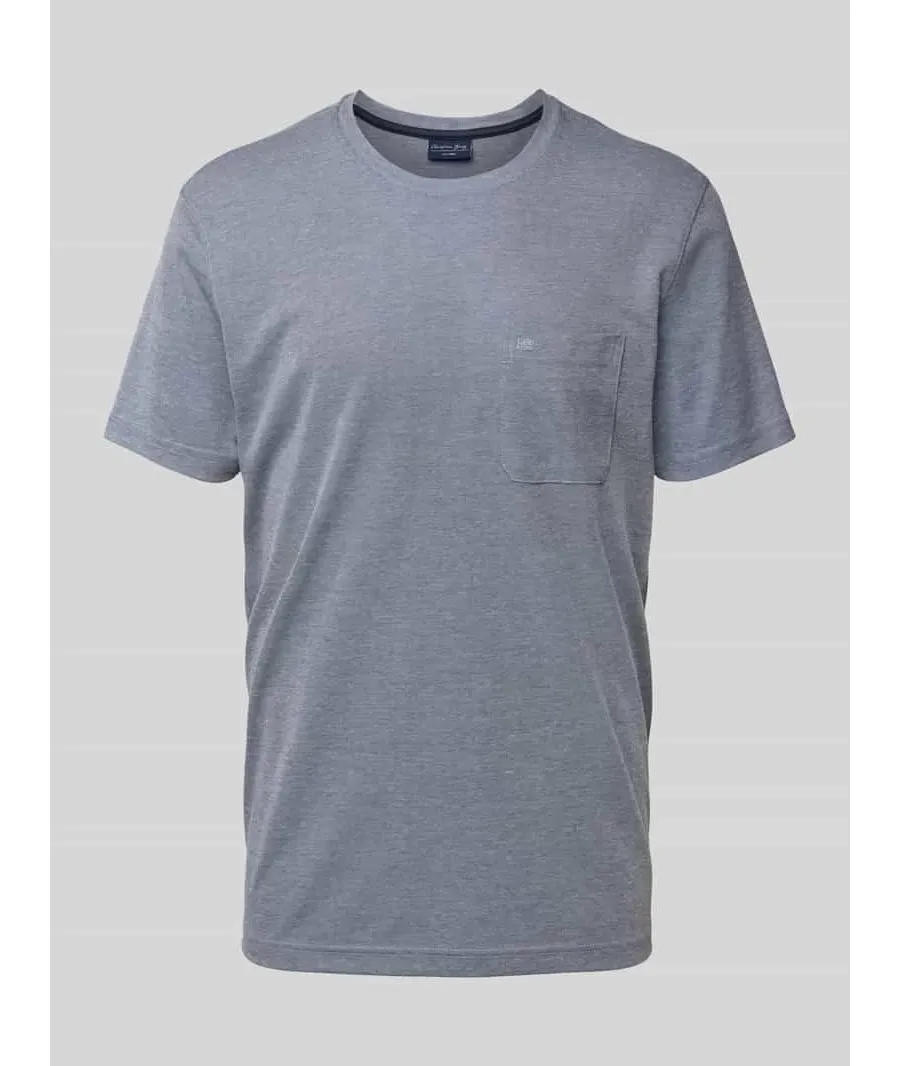 obrazek 1 T-shirt z kieszenią na piersi