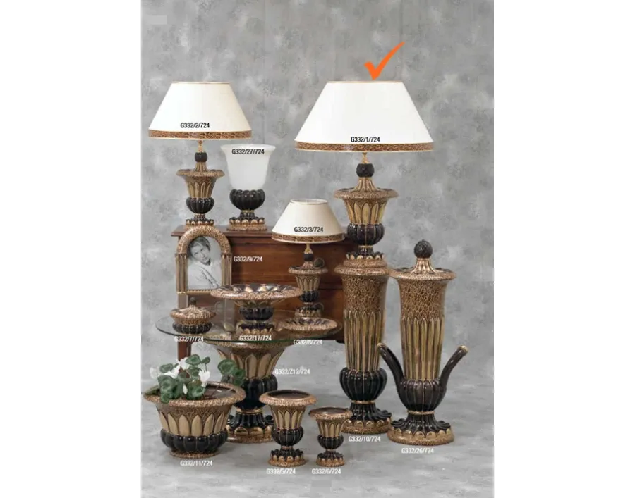 obrazek 1 Gustowna ceramiczna lampa z kocim akcentem
