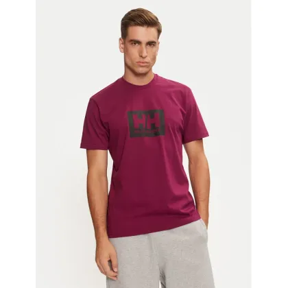 Zdjęcie Helly Hansen T-Shirt HH Box 53285 Fioletowy Regular Fit