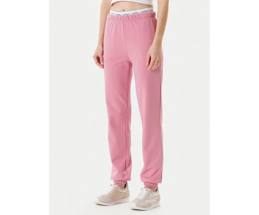 obrazek 1 Guess Spodnie dresowe O5RB01 KCO31 Różowy Regular Fit