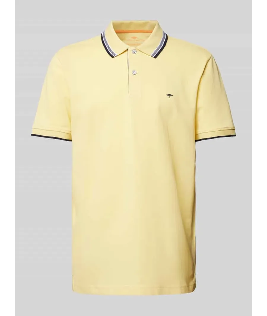 obrazek 1 Koszulka polo o kroju regular fit z paskami w kontrastowym kolorze