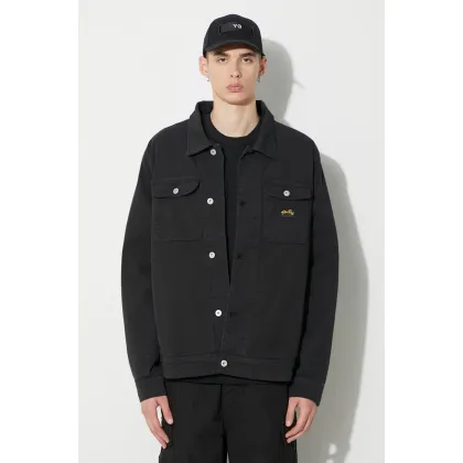 Zdjęcie Stan Ray kurtka jeansowa TRUCKER JACKET (LINED) męska kolor czarny przejściowa AW2312154