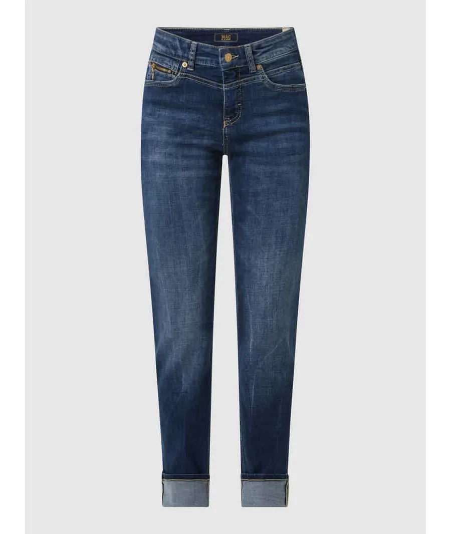 obrazek 1 Jeansy o kroju straight fit z dodatkiem streczu model ‘Rich’