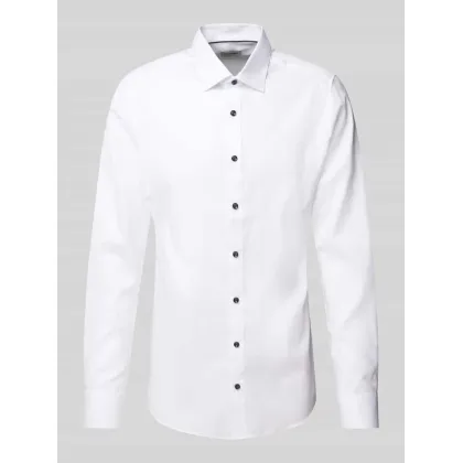 Zdjęcie Koszula biznesowa o kroju slim fit z kołnierzykiem typu kent