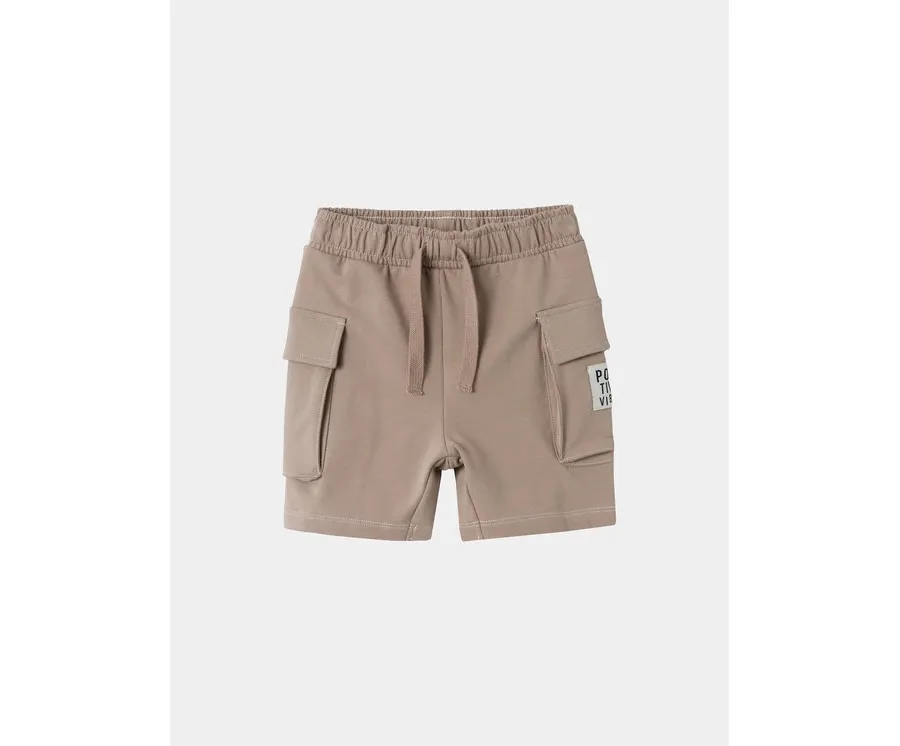 obrazek 1 NAME IT Szorty materiałowe Dylan 13228567 Beżowy Regular Fit