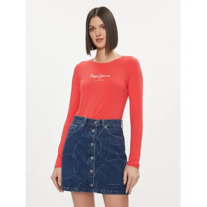 Zdjęcie Pepe Jeans Bluzka New Virginia PL505203 Czerwony Slim Fit