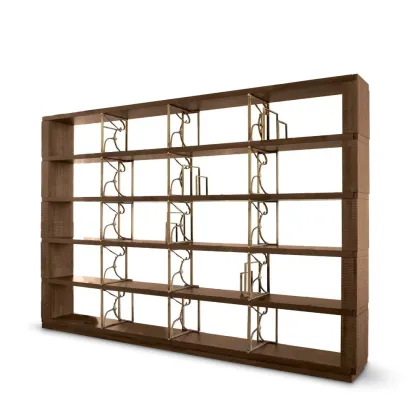 Zdjęcie Nowoczesny designerski regał otwarty dwustronny na książki – Mascheroni