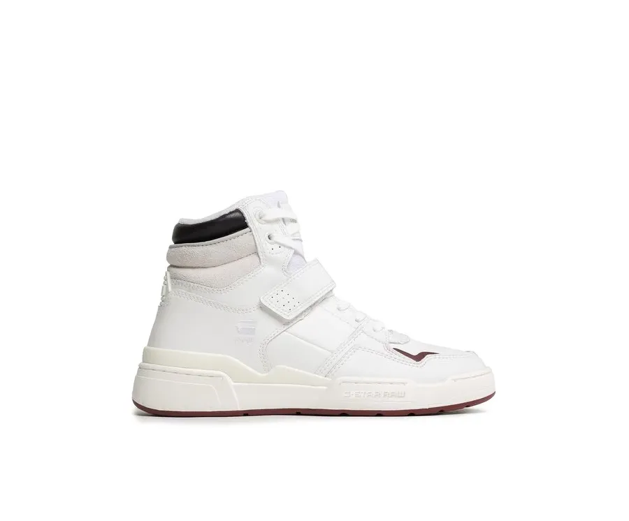 obrazek 1 G-Star Raw Sneakersy Attacc Mid Lea W 2211 40708 Biały