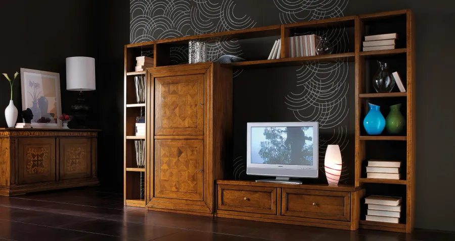 picture 1 An Italian classic-style bookcase for the living room - Cantiero