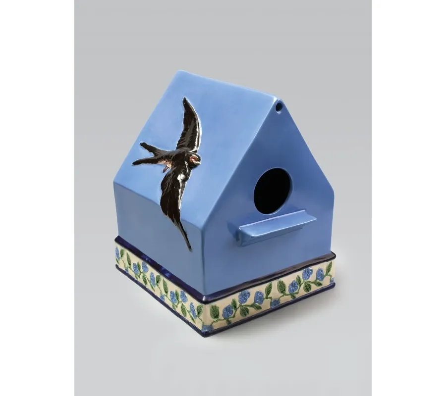 obrazek 1 Ceramiczny domek dla ptaków - Bordallo Pinheiro