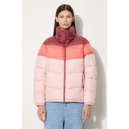 Zdjęcie Columbia kurtka Puffect Color Block Jkt damska kolor różowy zimowa 1955101