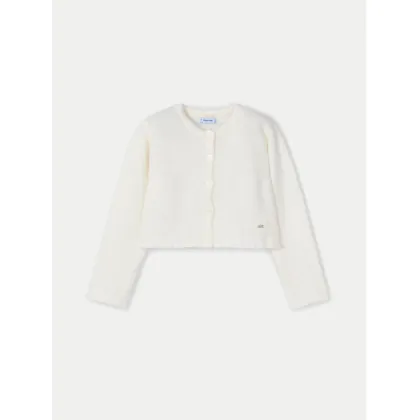 Zdjęcie Mayoral Kardigan 4361 Écru Regular Fit