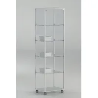 Zdjęcie Klasyczna wysoka gablota na kółkach