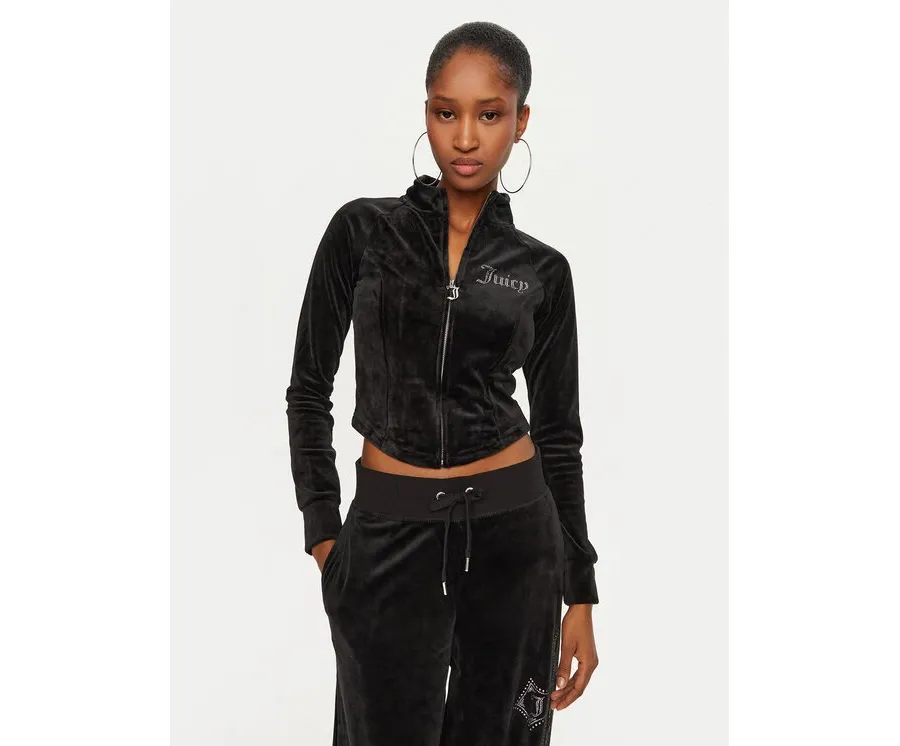 obrazek 1 Juicy Couture Bluza Morgan Cross JCBCT224832 Czarny Regular Fit
