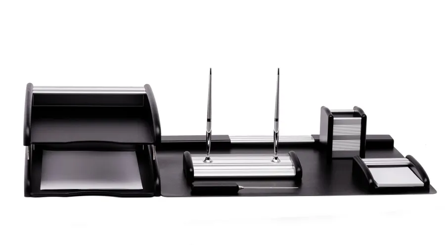 picture 2 Naumann – modern set of desk accessories made of aluminium