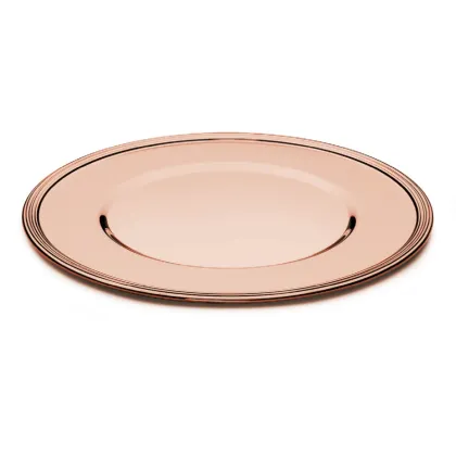 Zdjęcie Pozłacany talerz obiadowy