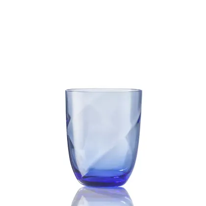 Zdjęcie Szykowna błękitna szklanka do wody szkło Murano