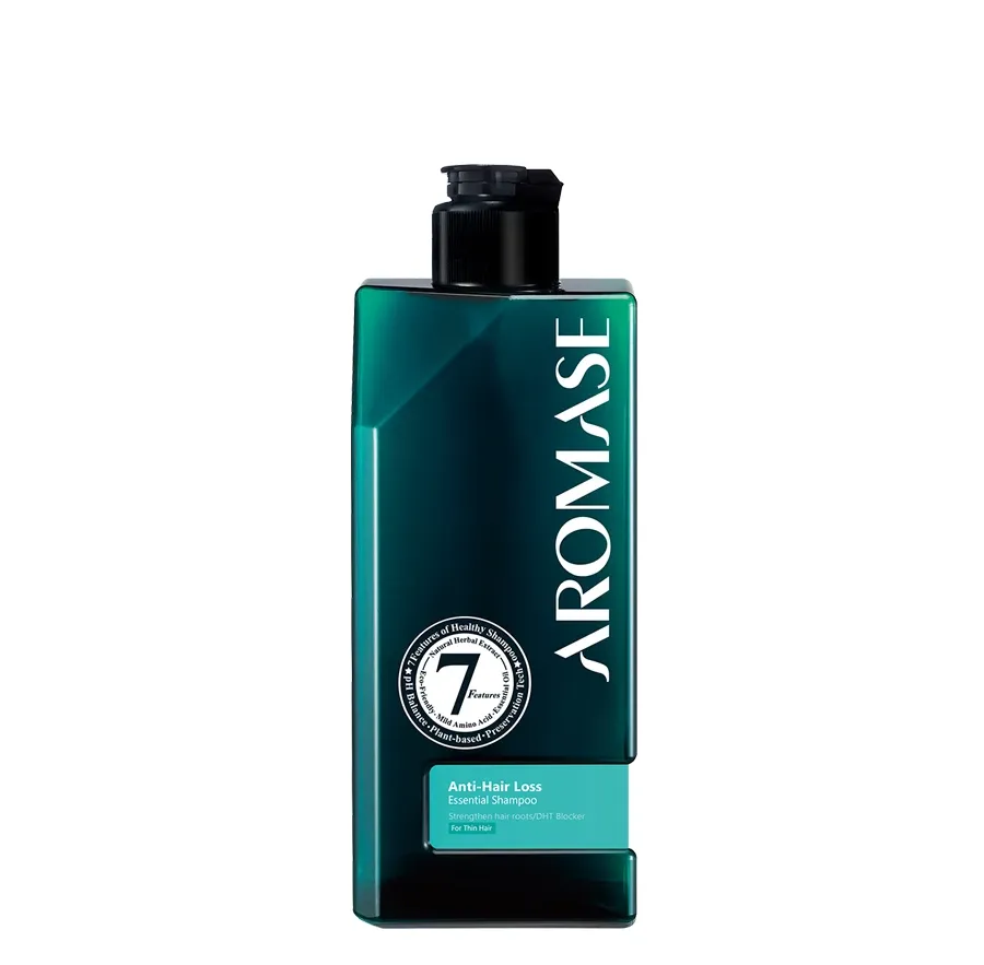 obrazek 1 Aromase Anti-Hair Loss Essential  Szampon przeciw wypadaniu włosów do każdego typu skóry głowy, 90 ml 90 ml