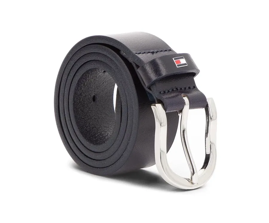obrazek 1 Tommy Hilfiger Pasek Damski New Danny Belt WW0WW11590 70 Granatowy