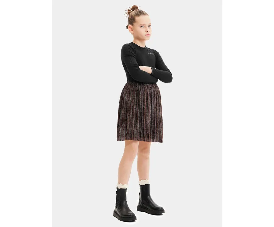 obrazek 1 Desigual Sukienka codzienna 23WGVK14 Czarny Regular Fit