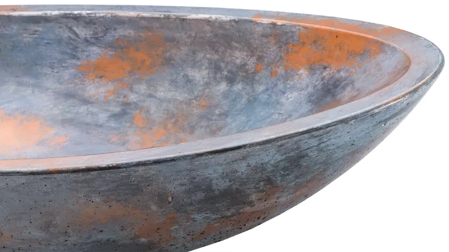 obrazek 3 Ekskluzywna umywalka 60 cm ORION BASIC - ALCHEMY, niebieski, czarny i miedziany, lakier półmatowy