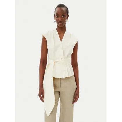 Zdjęcie Marella Bluzka Bronzo 2513161072200 Écru Slim Fit