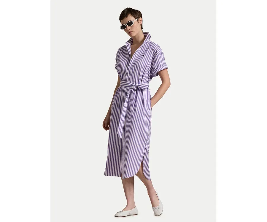 obrazek 1 Polo Ralph Lauren Sukienka koszulowa 211959911002 Fioletowy Regular Fit