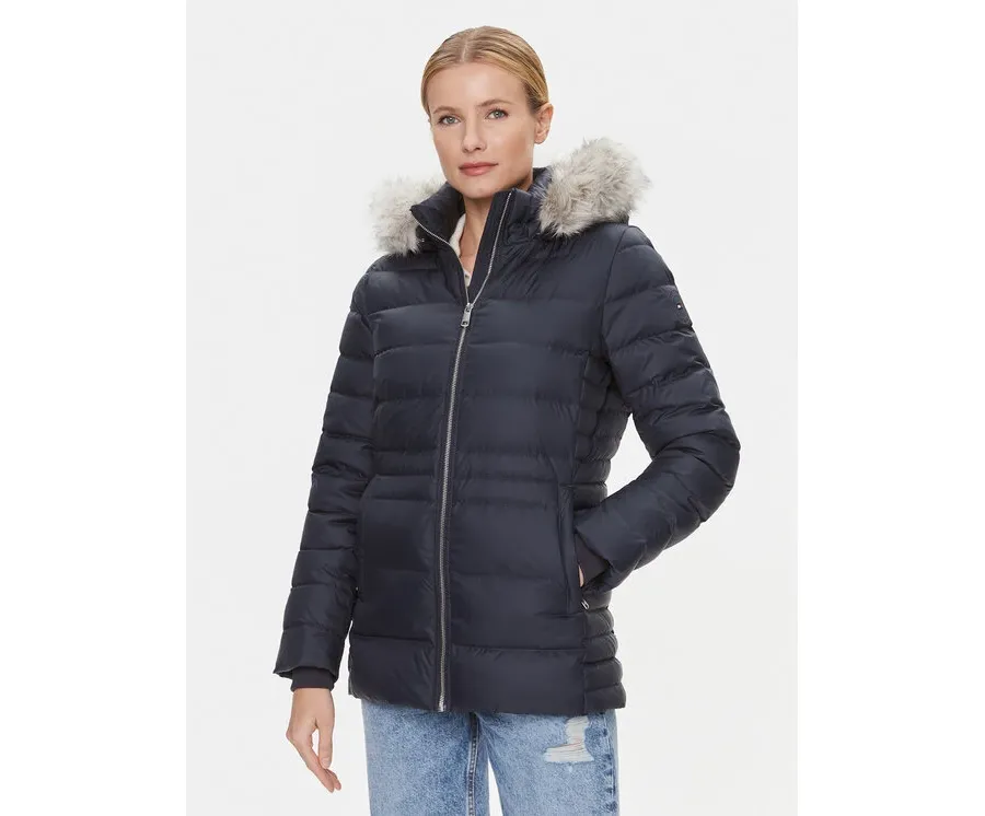 obrazek 1 Tommy Hilfiger Kurtka puchowa WW0WW39746 Granatowy Regular Fit