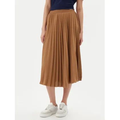 Zdjęcie Tommy Hilfiger Spódnica plisowana WW0WW43886 Brązowy Regular Fit