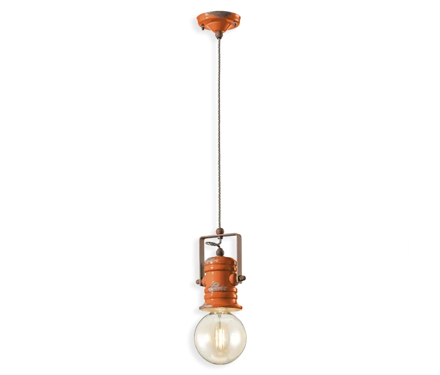 obrazek 4 Stylowa mała lampa wisząca Urban w stylu retro z Włoch