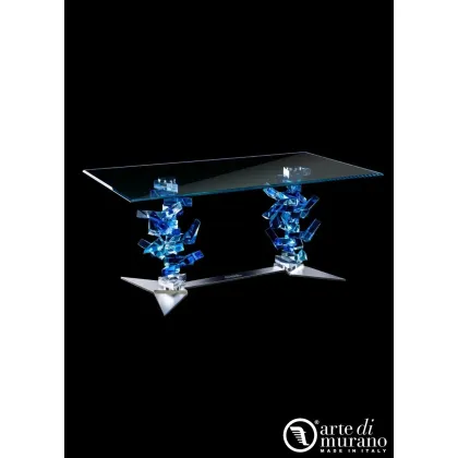Zdjęcie Szykowny stół ze szkła Murano